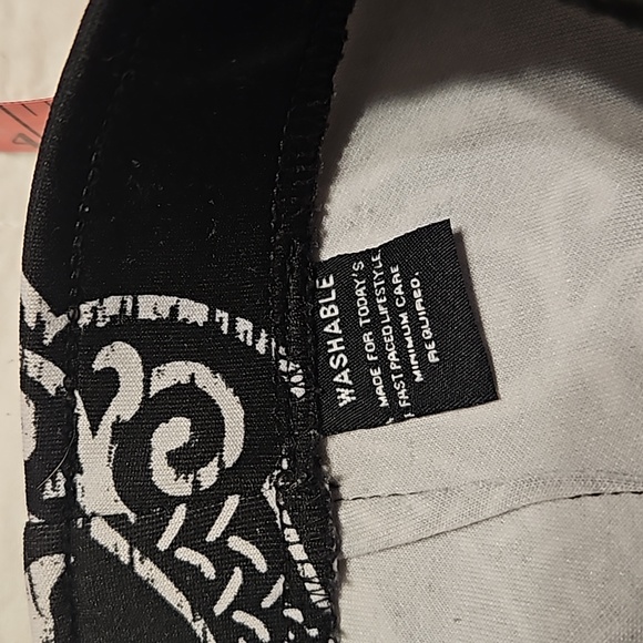 Saragano Bla k & White Pencil Skirt Medium - Picture 3 of 5